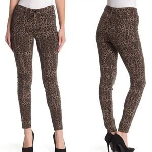 WILLIAM RAST Mid Rise Perfect Skinny Cheetah Animal Print Jeans Size 27